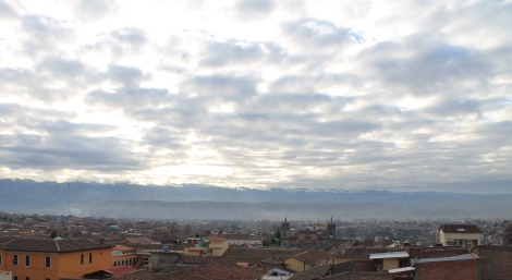 Early Andean morning over Ayacucho